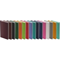 Ежедневник недатированный А5+, 136л, VELVET черный  3-115/04