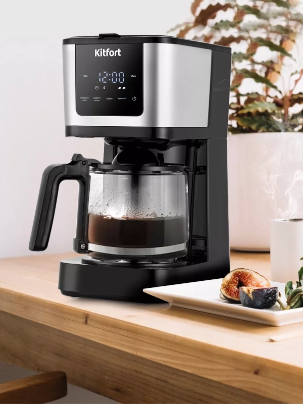 Кофеварка электрическая капельная КТ-7217 - 900 Вт Кофеварка электрическая капельная КТ-7217 - 900 Вт