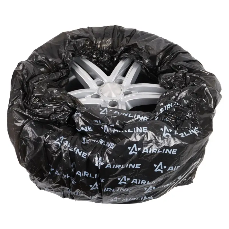 Пакеты для колес R12-22 PRO, 20 шт в рулоне, 115x115 см, ПНД повыш.прочн. 25 мкм, черн.