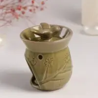 Аромалампа для эфирных масел &laquo;Птички на ветке&raquo;, керамика, 7.5&times;7.5&times;9.8 см