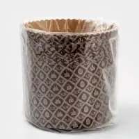 Формы для выпечки кулича бумажные &laquo;ХВ яйцо&raquo;, одноразовые, набор 10 шт., 13.4&times;9.5 см, коричневые