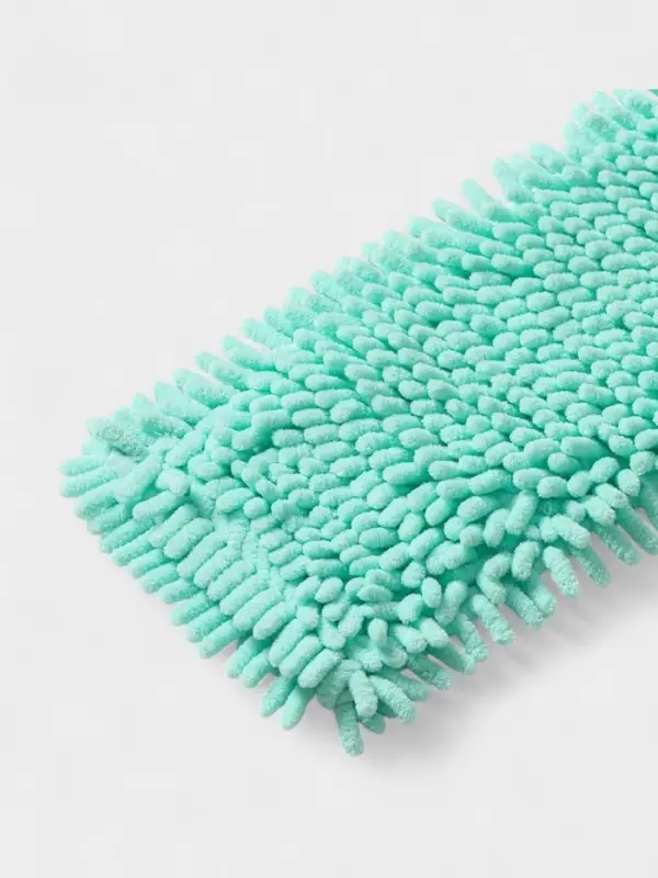 Насадка для плоской швабры &laquo;Доляна. Пастель&raquo;, 42&times;12 см, 80 г, микрофибра букли, мятная