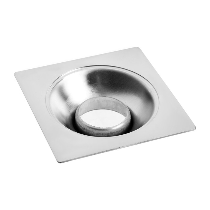 Трап ZEIN engr, 100х100 мм, вертикальный, внеш/внутр d=40/37 мм, нержав сталь, хром Трап ZEIN engr, 100х100 мм, вертикальный, внеш/внутр d=40/37 мм, нержав сталь, хром