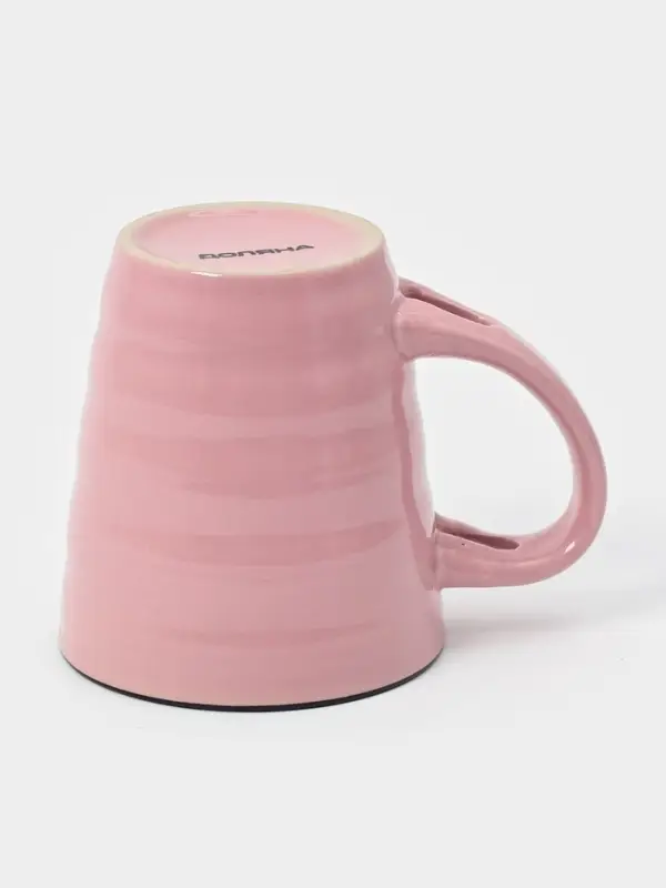 Кружка Доляна &laquo;Ноель&raquo;, 280 мл, керамика, розовая