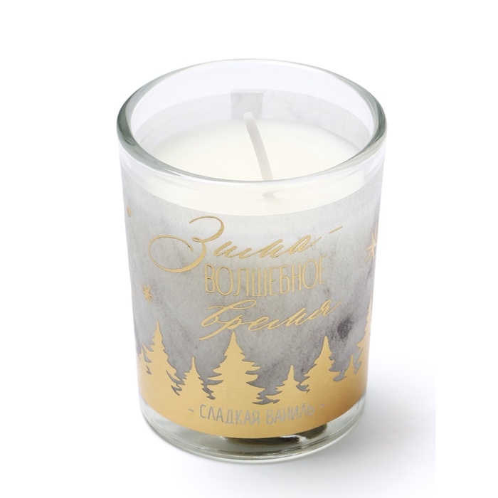 Набор свечей «Зимнее волшебство. Вторая серия» 5 х 6 х 5 см