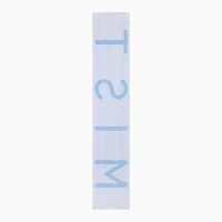 Шарф женский двусторонний MIST голубой, размер 47*226см
