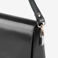 Ручка для сумки, с карабинами, 60&plusmn;1 см &times; 2 см, чёрная