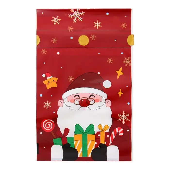 Пакет полиэтиленовый подарочный, с завязками  Пакет полиэтиленовый подарочный, с завязками "Подарки" МИКС, 15х23 см