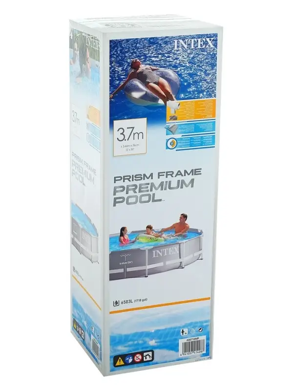 Бассейн каркасный Prism Frame, 366&times;76 см, от 6 лет, круглый, 26710NP INTEX
