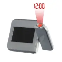 Часы электронные настольные, USB, будильник, термометр, календарь, с проекцией на потолок