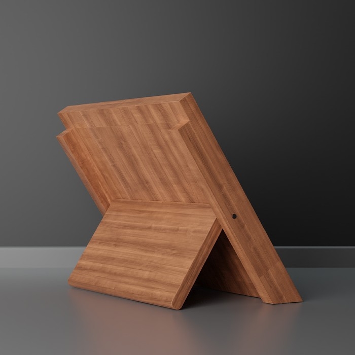 Держатель для ножей магнитный Magistro Tropic, 22×24 см, акация