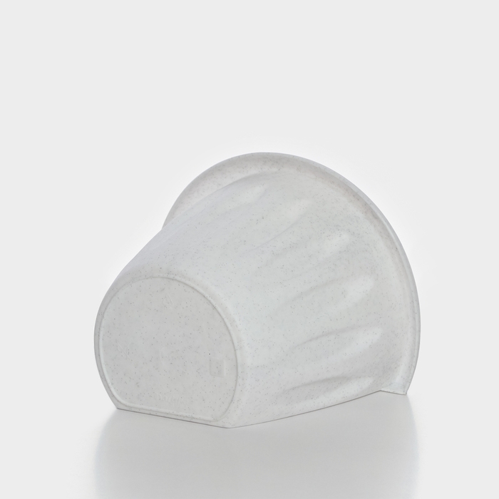 Кашпо настенное «Фелиция», 1 л, d=16 см, цвет мраморный