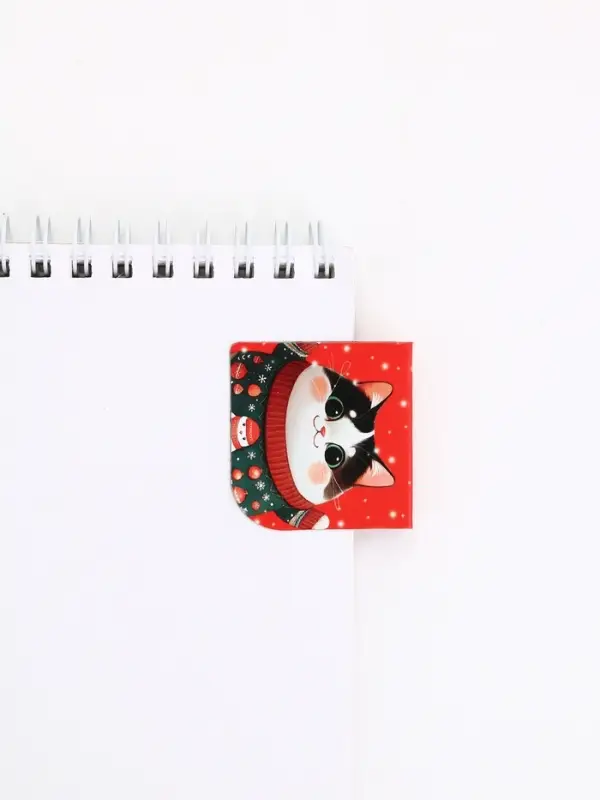 Магнитные закладки Магнитные закладки "Котики", на открытке, 4 шт