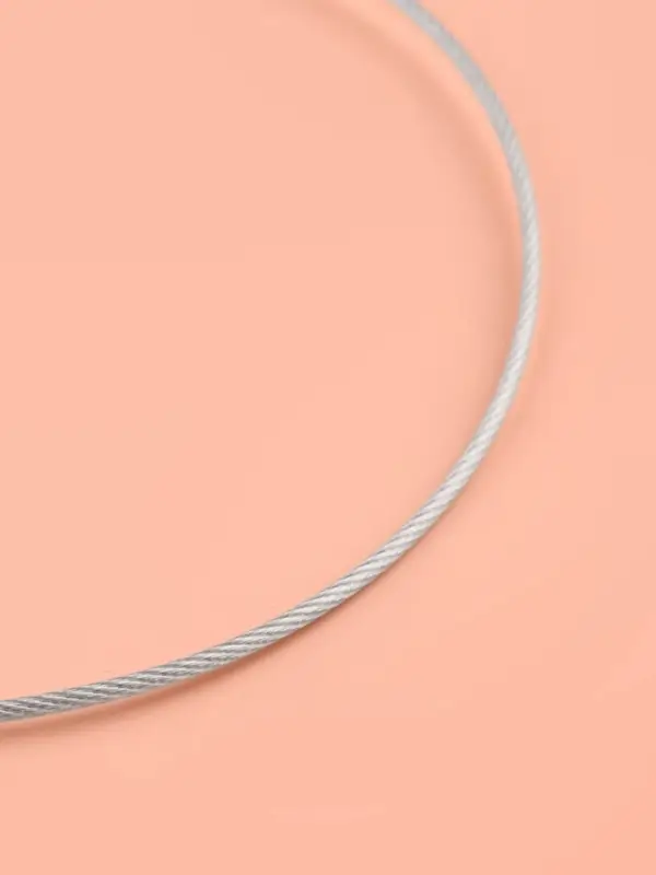 Спицы круговые, для вязания, с металлическим тросом, d=4.5 мм, 10/40 см