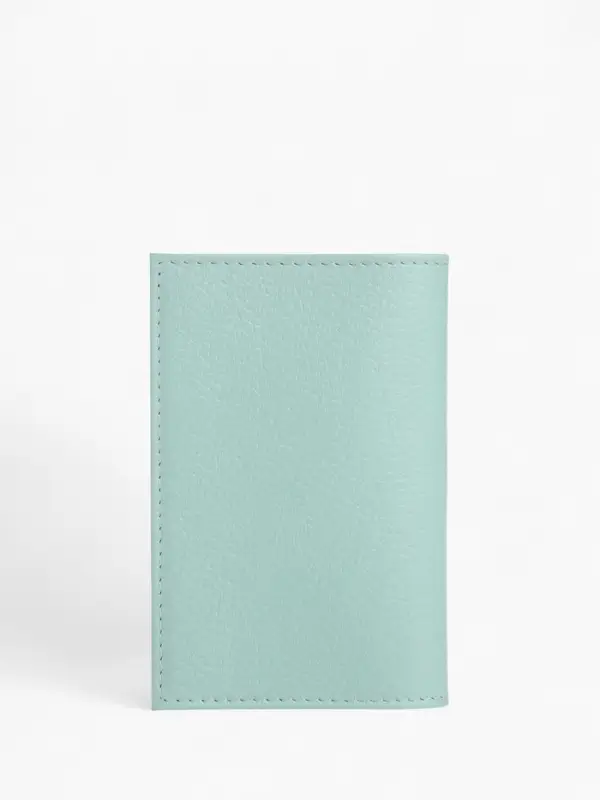 Обложка для паспорта, цвет мятный
