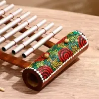 Сувенирный музыкальный инструмент "Ксилофон" МИКС 33,5х19,5х6 см