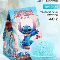 Бомбочка для ванны детская в коробке, аромат: тропический лимонад, 40 г, &laquo;Монстрик&raquo;