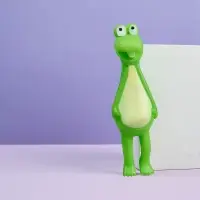 VETTA Игрушка для домашних животных, ПВХ, 23х6,5 см, лягушка