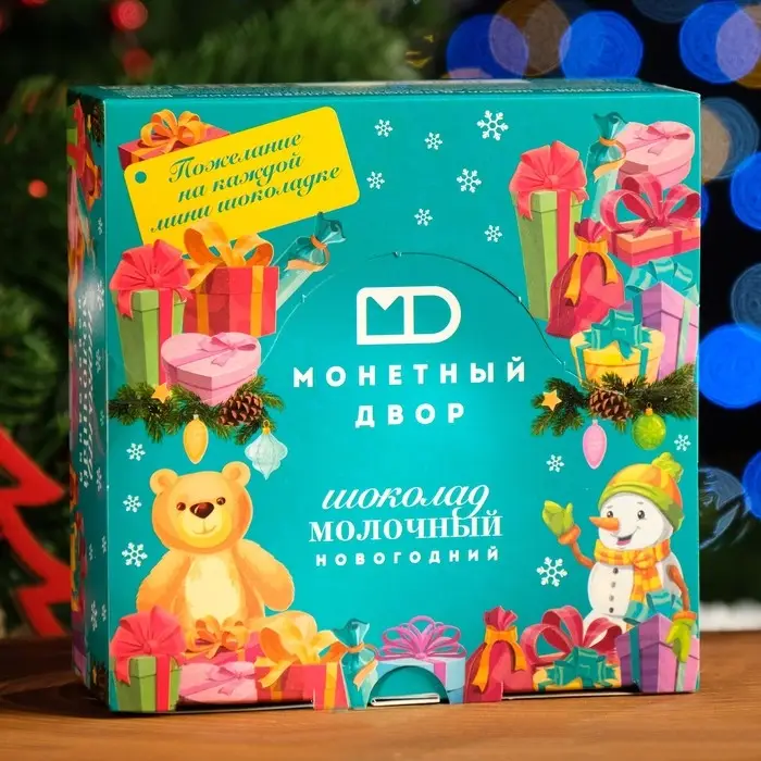 Шоколад молочный Шоколад молочный "Новогодний", 12 г