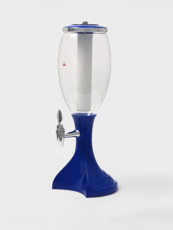 Башня пивная Monlin, 3 л, ёмкость для льда, подсветка, пластик, синий Башня пивная Monlin, 3 л, ёмкость для льда, подсветка, пластик, синий