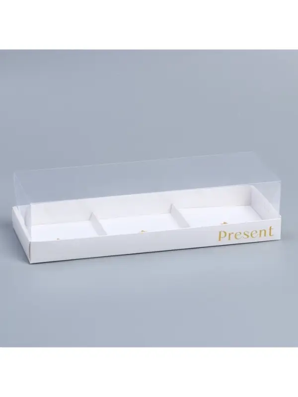 Коробка кондитерская для муссовых пирожных &laquo;Звёзды&raquo;, 27&times;8.6&times;6.5 см