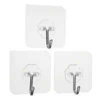 Крючки самоклеящиеся тм VETTA, 6х6см, ПВХ, 3шт