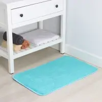 Коврик Доляна &laquo;Пушистик&raquo;, 50&times;80 см, лазурный