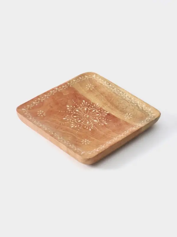 Блюдо &laquo;Звезда&raquo;, 20.5&times;20.5&times;3 см, дерево манго