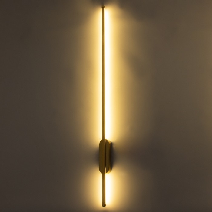 Бра "Лангер" LED 18Вт 3000К золото 100х3 см