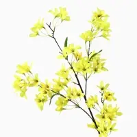 Цветы искусственные &laquo;Акация&raquo;, 4&times;90 см, жёлтые