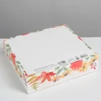 Коробка подарочная складная, упаковка, «Учителю», 20 х 18 х 5 см