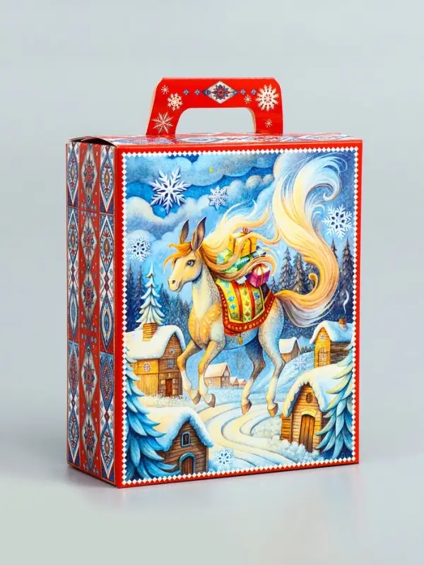 Подарочная новогодняя коробка «Небылицы», 15.5×7×19 см Подарочная новогодняя коробка «Небылицы», 15.5×7×19 см