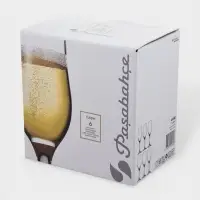 Набор бокалов для шампанского Paşabah&ccedil;e Tulipe, 200 мл, 6 шт., стекло, прозрачный