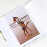 Фотоальбом на 40 фото 10х15 см "Голубая гортензия и ракушки" в коробке 4,5х14х17 см