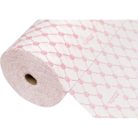 Салфетка спанлейс в рулоне 35х70, розовый, пл.50, 100шт/рул, 10262(0216)