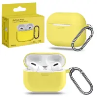 Чехол APods Pro 2 с карабином №14 yellow