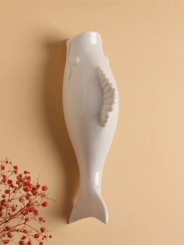 Декор настенный-ваза, панно TAKE IT EASY &laquo;Рыбки&raquo;, 26.2&times;7.3 см, белый