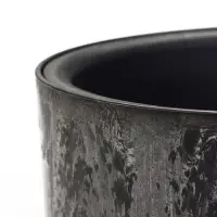 Кашпо со вставкой 1,9 л d18 см h16,5 см МИКРИТ серый слайн