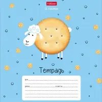 Тетрадь 12л А5ф клетка 60-65г/кв.м на скобе Обл. мел.картон тисн 5 диз.в блоке скругл.углы