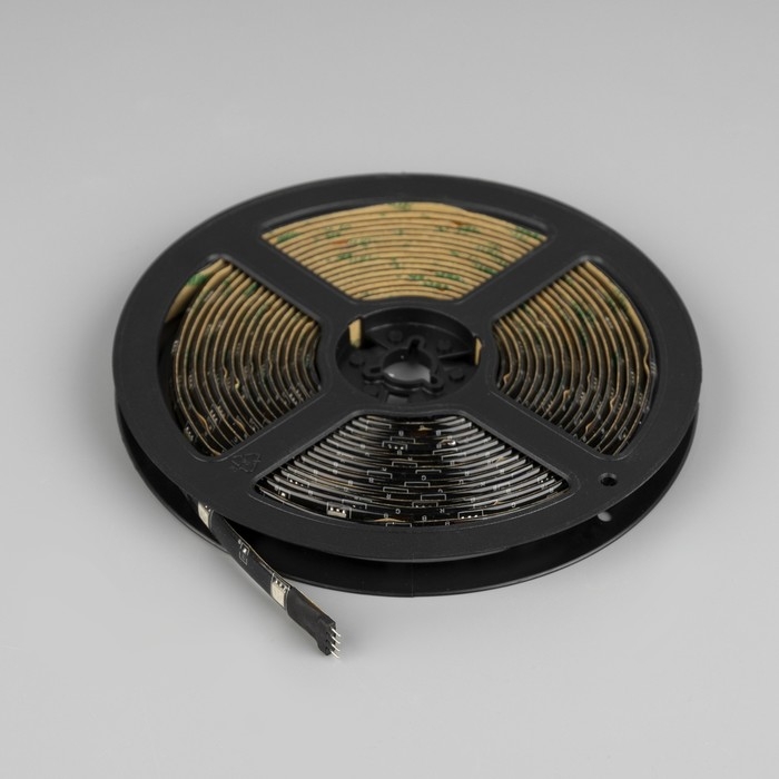 Комплект светодиодной ленты Luazon Lighting 5 м, IP65, SMD5050, 30 LED/м, USB, пульт ДУ, RGB Комплект светодиодной ленты Luazon Lighting 5 м, IP65, SMD5050, 30 LED/м, USB, пульт ДУ, RGB