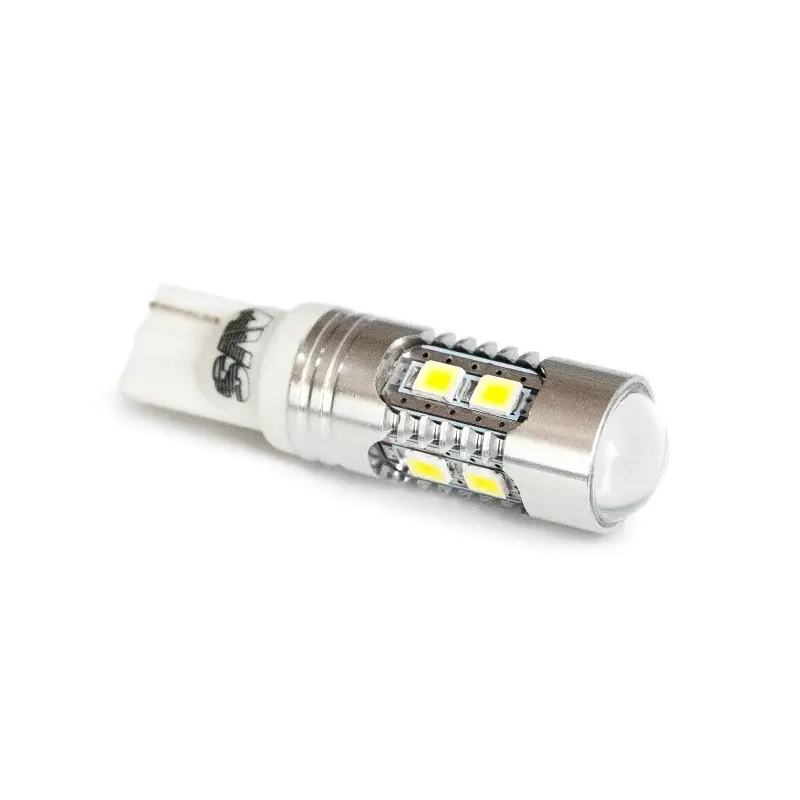 T106 T10/белый/(W2,1x9,5d) 10 SMD 2835 12-24V, блистер 2 шт.