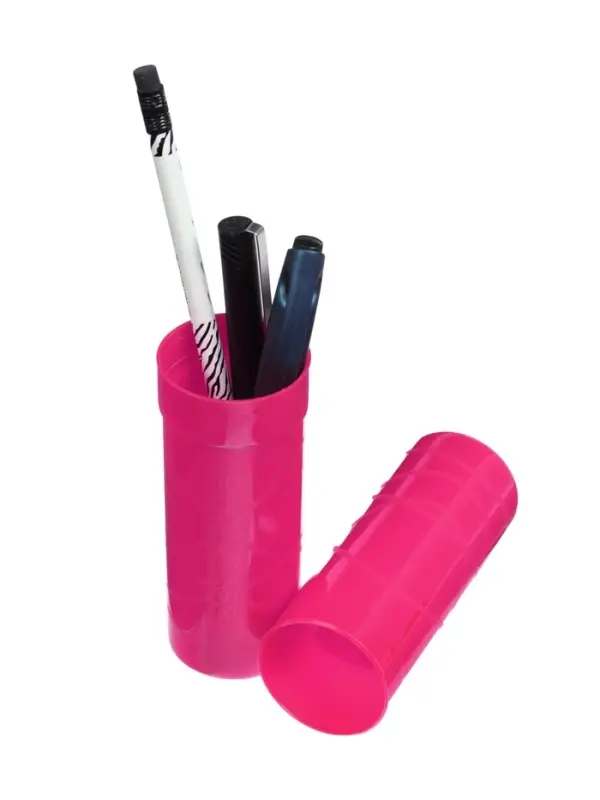 Пенал-тубус (40&times;195 мм) &laquo;Фонарики&raquo;, Calligrata, неоновые цвета, МИКС