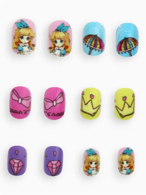 Детские накладные ногти &laquo;Милое приключение&raquo;, 12 шт.