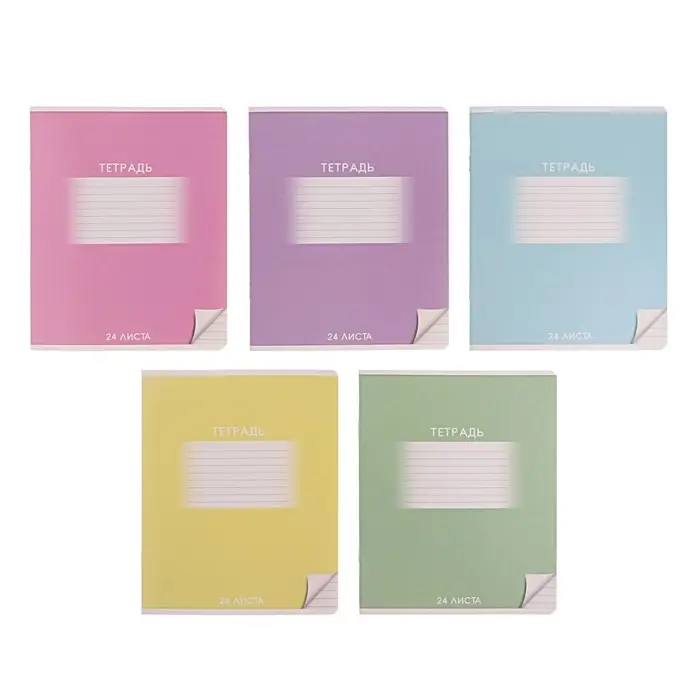 Тетрадь 24 листа в линию Calligrata Тетрадь 24 листа в линию Calligrata "Школьная", обложка мелованный картон, ВД-лак, блок офсет, белизна 95%, МИКС