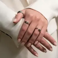 Набор колец &laquo;Новый стиль. Минимализм линий&raquo;, 3 шт. размер МИКС, цвет серебро