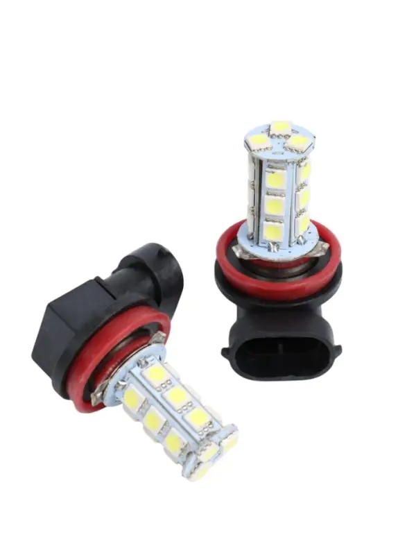 Светодиодная автолампа Cartage, H11, 12 В, 18 SMD-5050, свет белый, набор 2 шт.