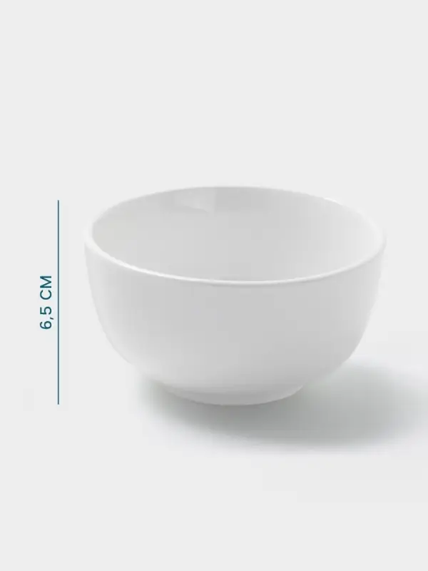 Тарелка для риса Hanna Kn&ouml;vell, 450 мл, d=12.4 см, фарфор, белая