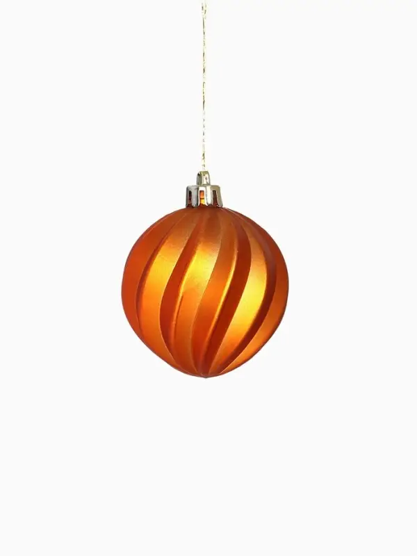 Ёлочные игрушки &laquo;Волна&raquo;, шары новогодние, d=6 см, набор 6 шт.