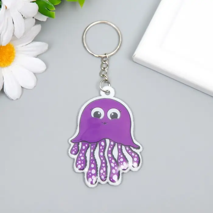 Брелок PVC Брелок PVC "Медуза" 6,4х4,5 см