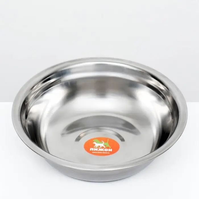 Миска металлическая эконом, 0,5 л, 17 х 5 см Миска металлическая эконом, 0,5 л, 17 х 5 см